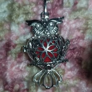 Owl Essential oil Necklace New